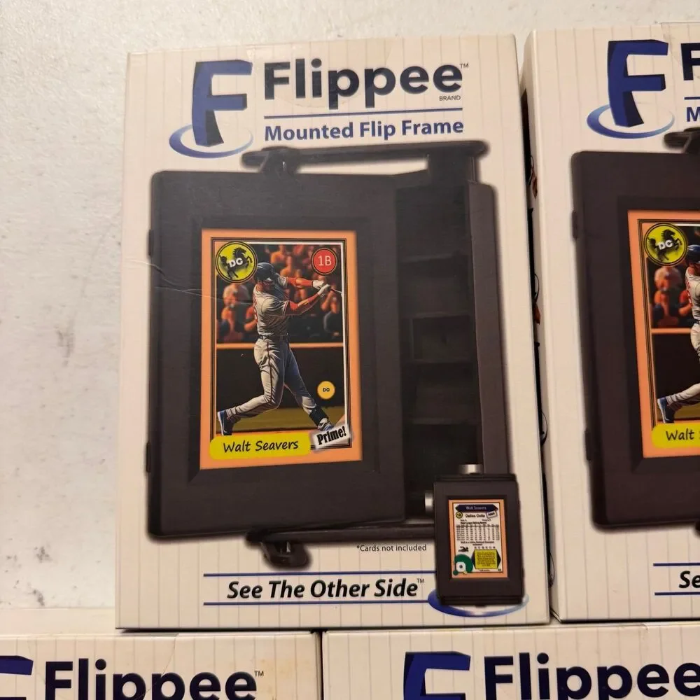 Set of 5 Flippee EZ Flip trading card display case Football baseball Pokémon